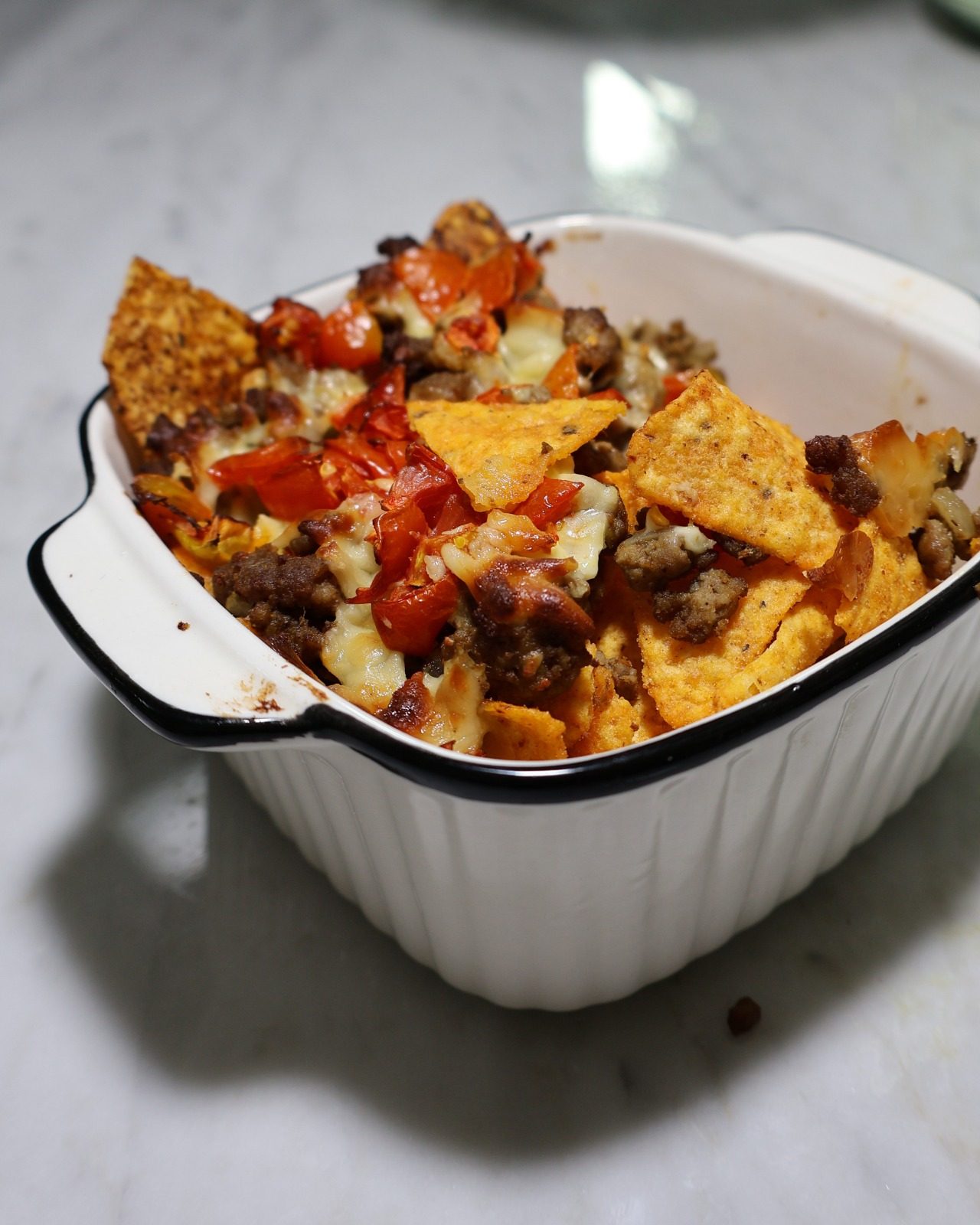 Loaded Nachos Rendang